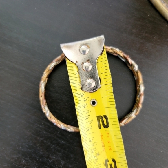 Sergio Lub Handmade Copper Silver Mixed Metals Bracelet Braided - Picture 8 of 10